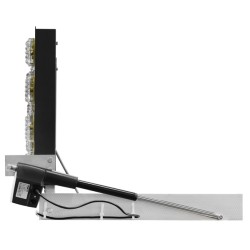 Panou rabatabil cu sageti luminoase LED - 15 lampi de 100 mm diametru - 1400 cd